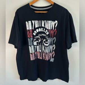 VTG Nike Jordan x Spike Lee Mens T-shirt Size XL DO YOU KNOW Graphic Tee A020222